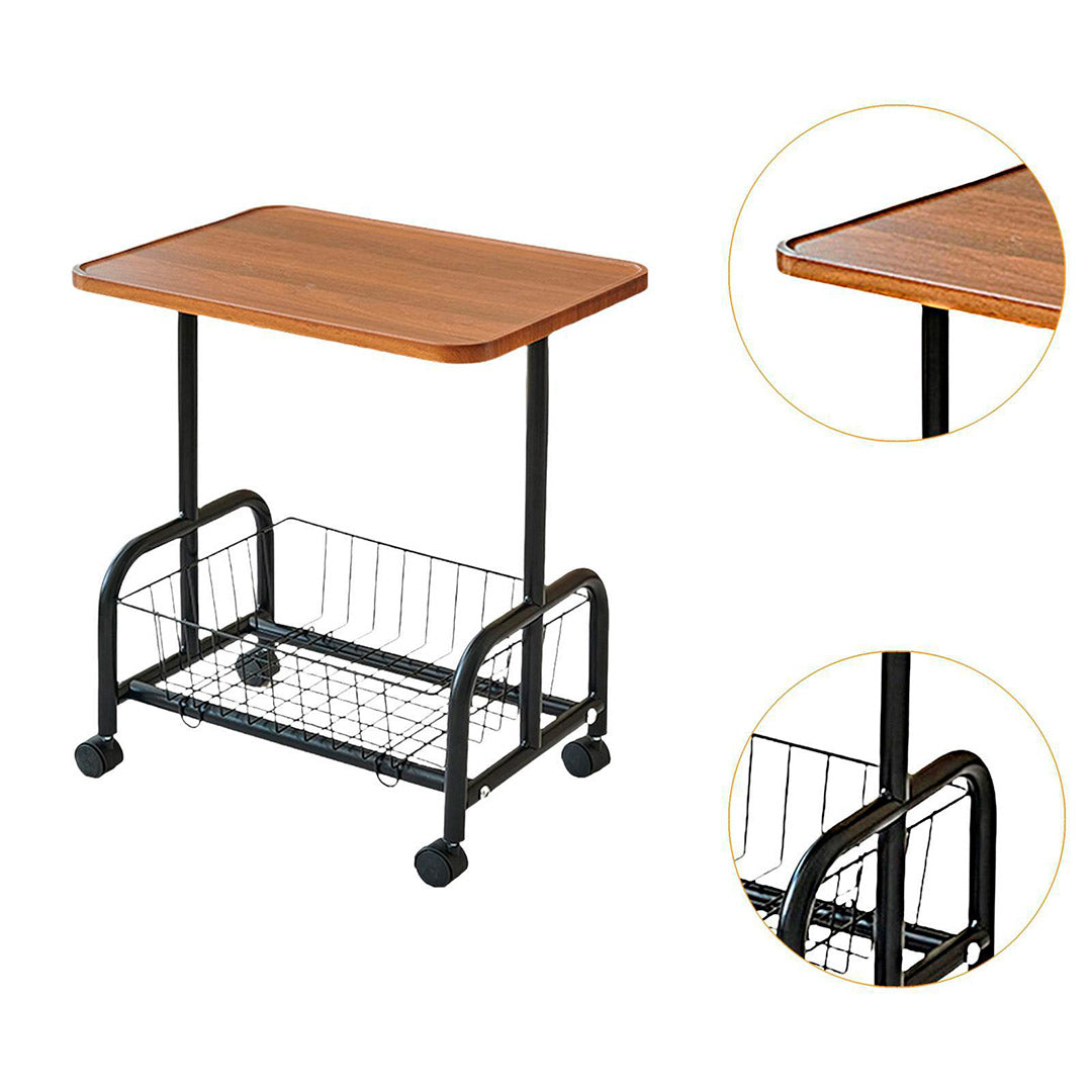 MESA AUXILIAR 54X34 5X47 BASE METAL NEGRO LH-4764