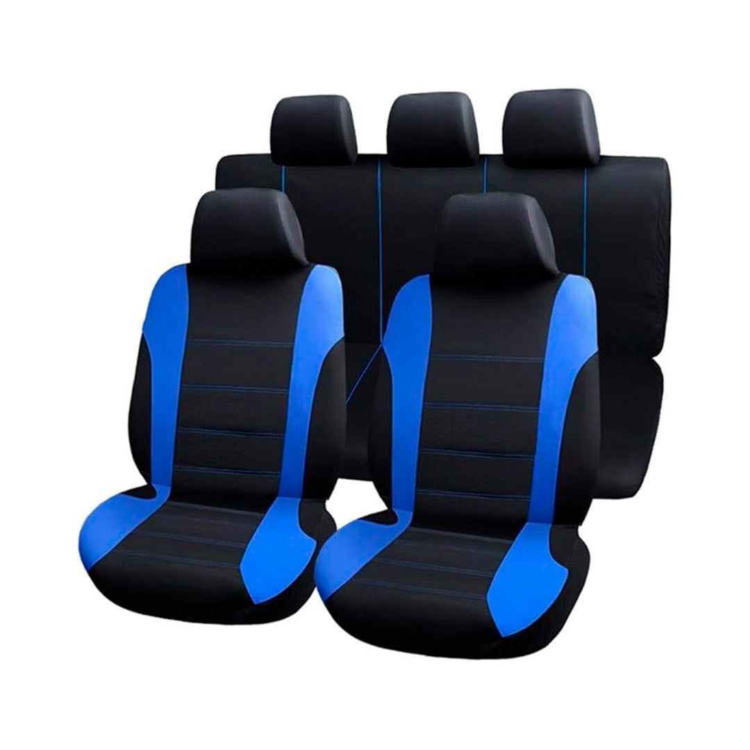 CUBRE ASIENTO TELA DETALLES AZUL LH-4544