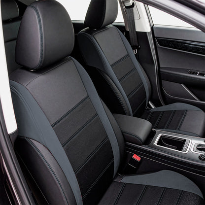CUBRE ASIENTO TELA DETALLES GRIS LH-4546