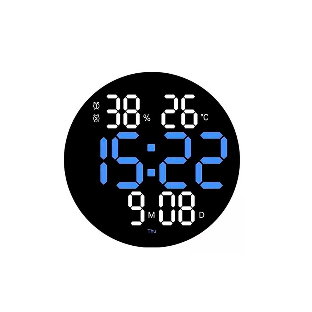RELOJ DIGITAL ESPEJO REDONDO LH-4651