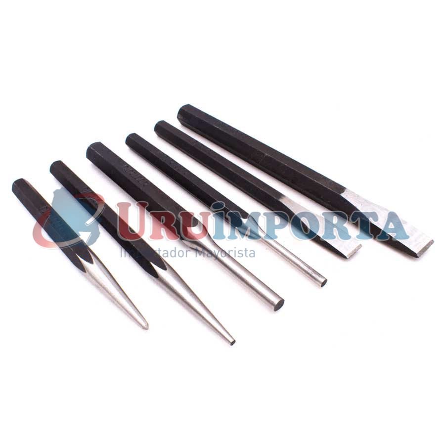 PUNTAS Y CINCEL 6PZ C/ESTUCHE UYUS CNP601