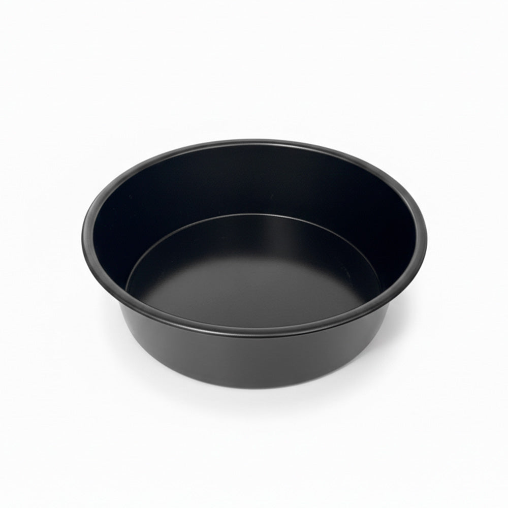 MOLDE P/TORTA METALICO REDONDO NEGRO 22CM F-TY22CM