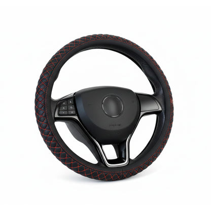 CUBRE VOLANTE DETALLES AZUL, ROJO, GRIS LH-4549