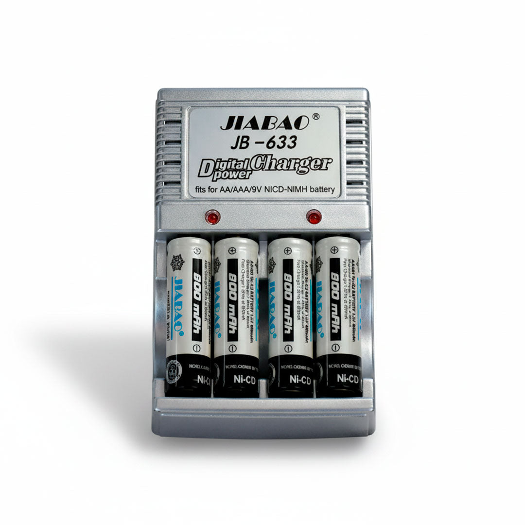 CARGADOR DE PILAS AA/AAA CON 4 PILAS RECARG LH4838