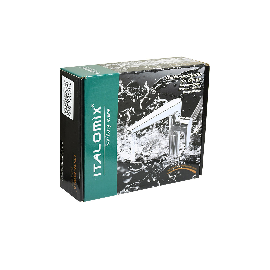 CANILLA GRAFITO MONOCOMANDO 17CM ITALOMIX LH-4817