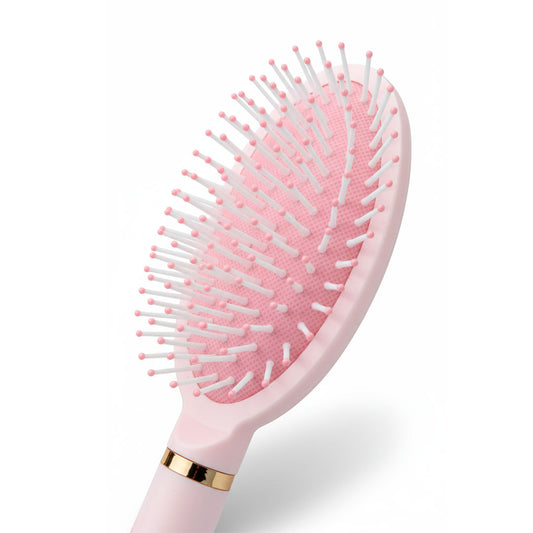 CEPILLO PARA CABELLO OVALADO ROSADO LH-4870