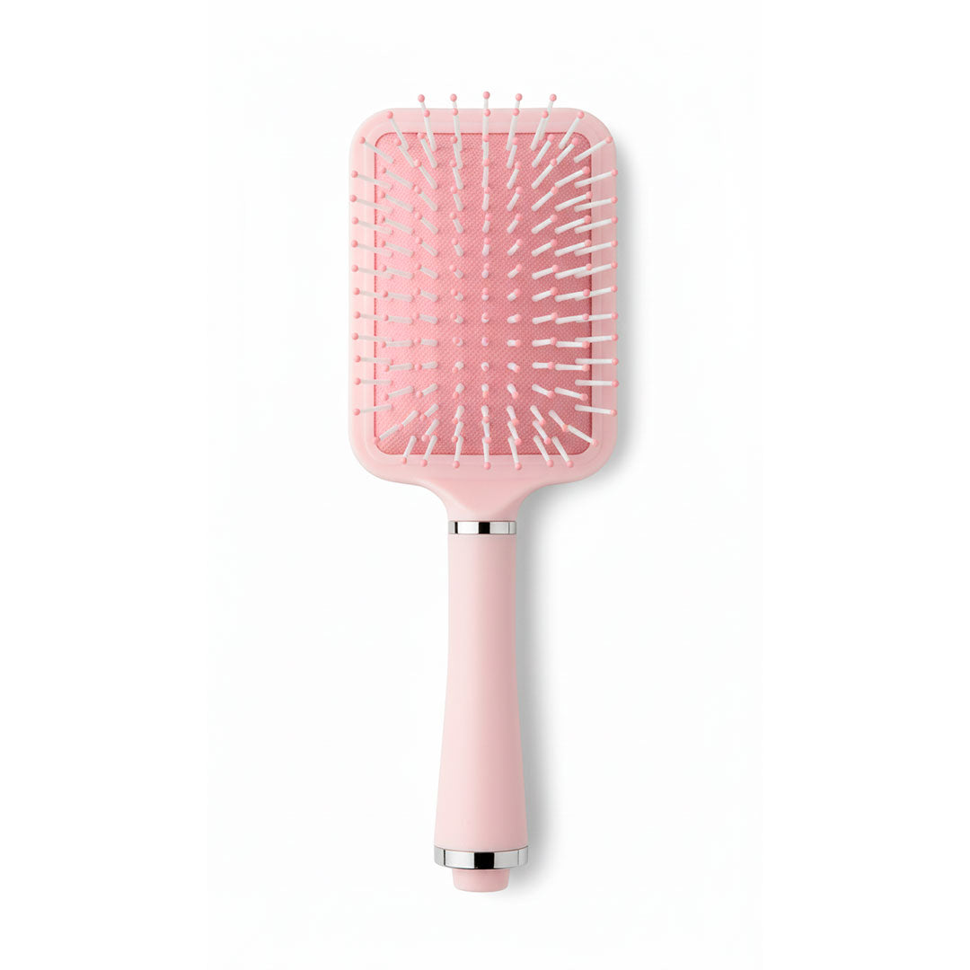 CEPILLO PARA CABELLO RECTANGULAR ROSADO LH-4871