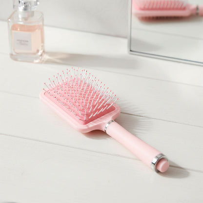 CEPILLO PARA CABELLO RECTANGULAR ROSADO LH-4871