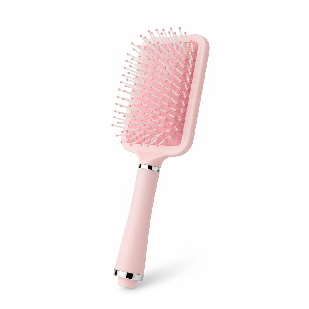 CEPILLO PARA CABELLO RECTANGULAR ROSADO LH-4871
