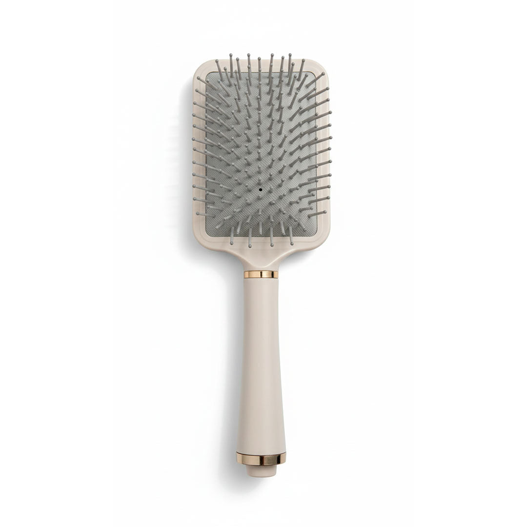 CEPILLO PARA CABELLO RECTANGULAR GRIS LH-4872