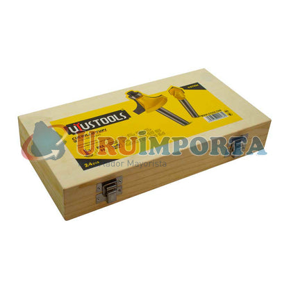 FRESA 24 PZ P/MADERA UYUSTOOLS  CQT024