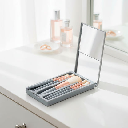 SET DE BROCHAS DE MAQUILLAJE EN ESTUCHE LH-4888