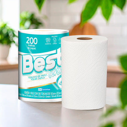 TOALLAS DE PAPEL BEST ROLLO 200 HOJAS  2158