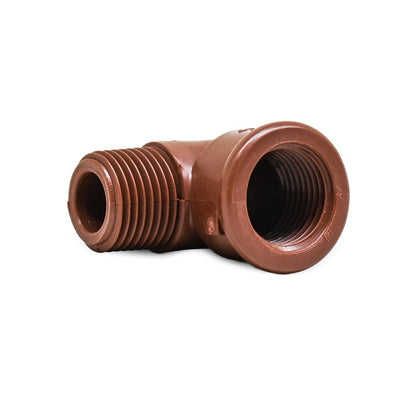 CODO 90 MACHO-HEMBRA PPL MARRON 12-012