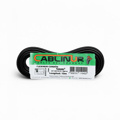 CABLE 1X1MM 10 METROS NEGRO CABLINUR FLCO1N10