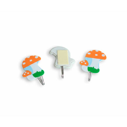 COLGADOR ADHESIVO FORMA DE FRUTAS 3PZ YL-91562