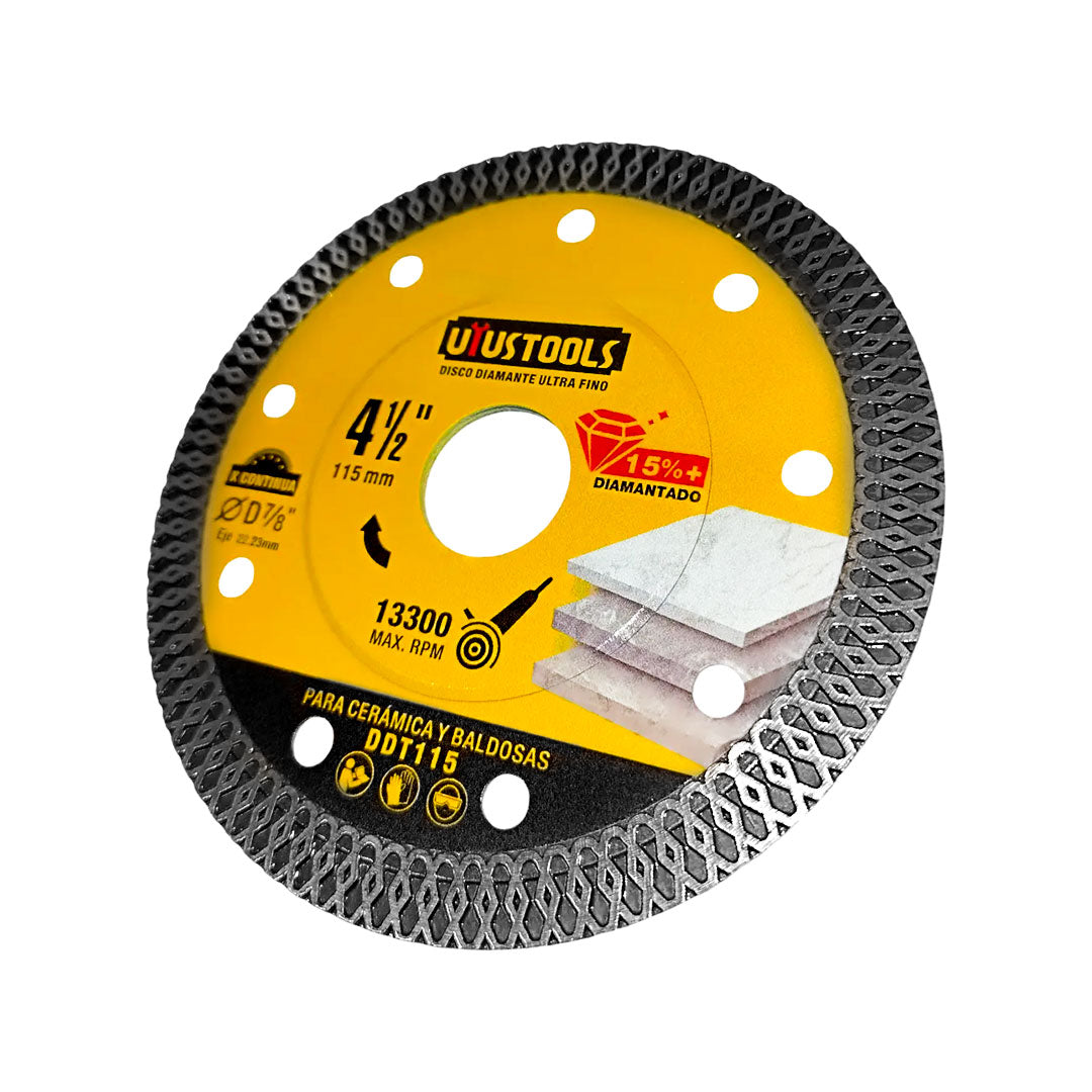 DISCO DIAMANTADO 4 1/2″ UYUSTOOLS DDT115