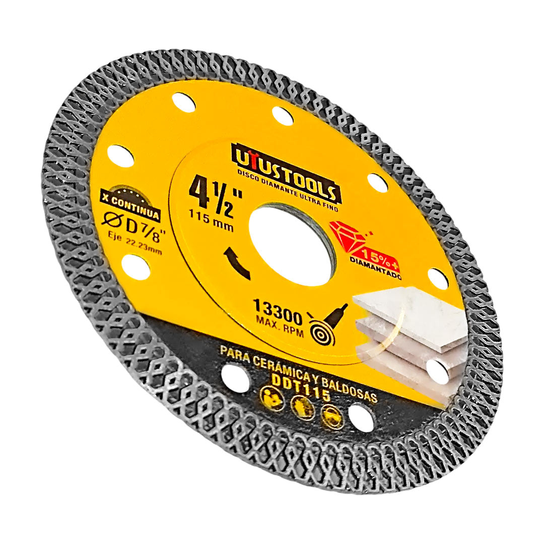 DISCO DIAMANTADO 4 1/2″ UYUSTOOLS DDT115