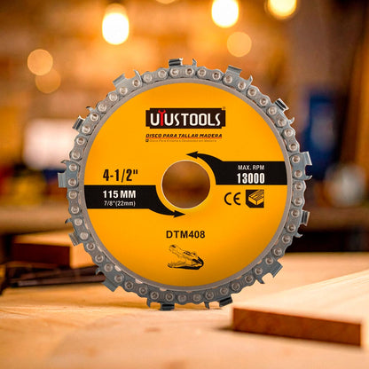 DISCO CORTE MADERA ACERO 4 1/2″ UYUSTOOLS DTM413