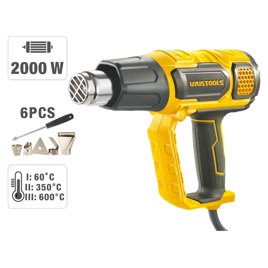 PISTOLA CALOR 2000W UYUSTOOLS UY-PSC02-2000