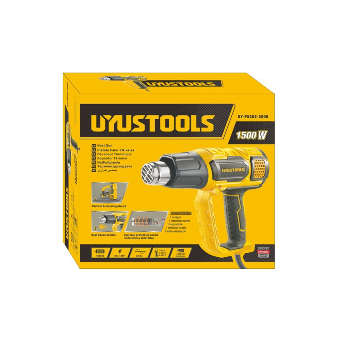 PISTOLA CALOR 2000W UYUSTOOLS UY-PSC02-2000