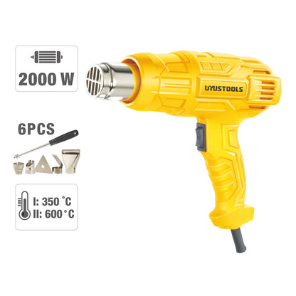 PISTOLA CALOR 2000W UYUSTOOLS UY-PSC2000