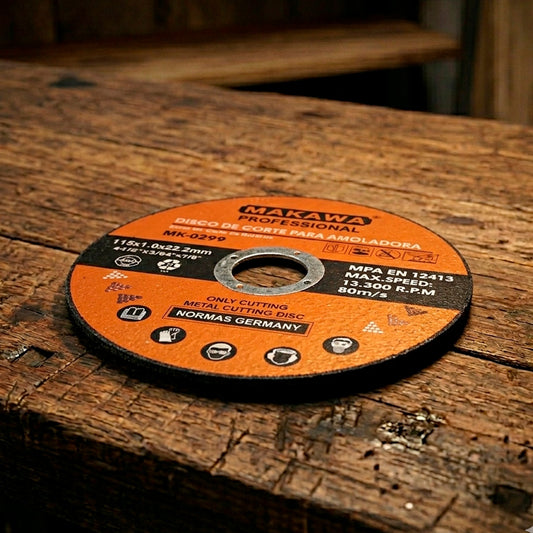 DISCO CORTE METAL 4 1/2″ 1MM MAKAWA MK-0299