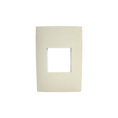 PLAQUETA 1 MOD DOBLE PRESTA MARFIL 26710192