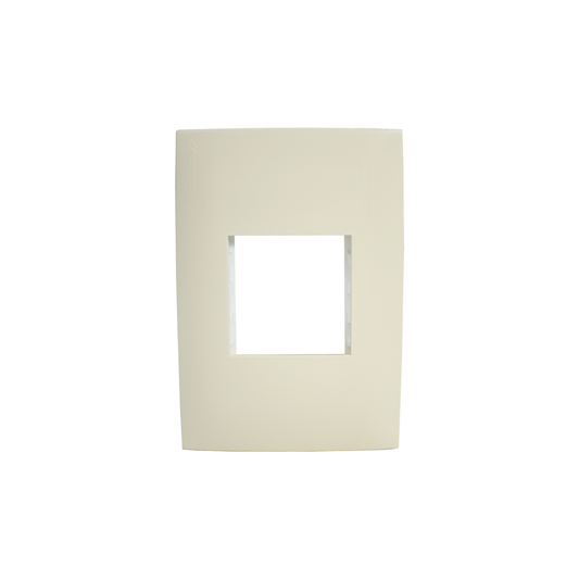 PLAQUETA 1 MOD DOBLE PRESTA MARFIL 26710192