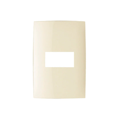 PLAQUETA 1 MOD SIMPLE PRESTA MARFIL 26710191