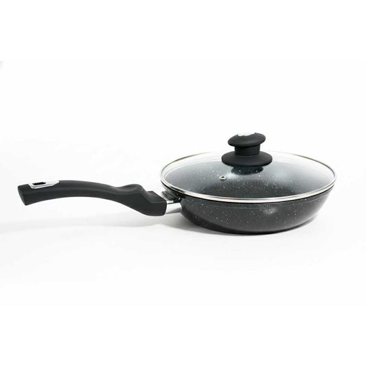 SARTEN CON TAPA DER VIDRIO 24CM VR-3777