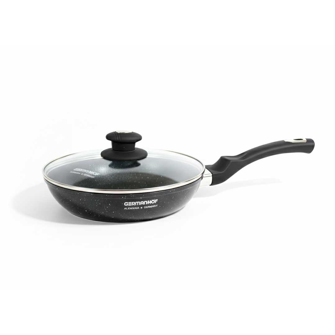 SARTEN CON TAPA DER VIDRIO 24CM VR-3777