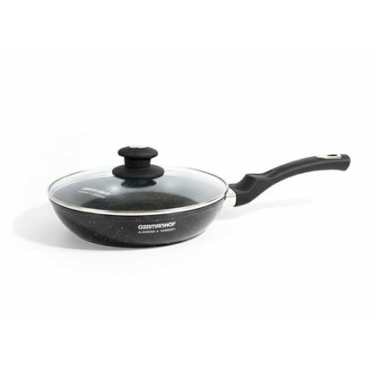 SARTEN CON TAPA DER VIDRIO 24CM VR-3777