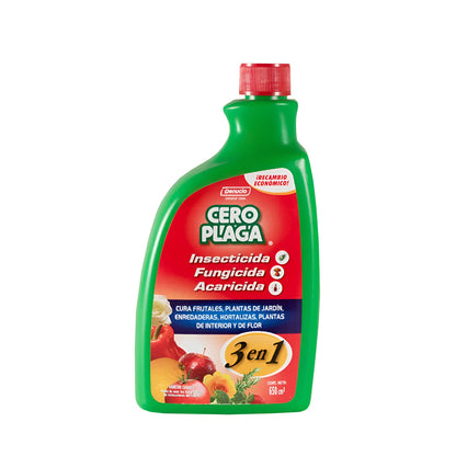 INSECTICIDA 3 EN 1 RECAMBIO 650 CC CERO PLAGA