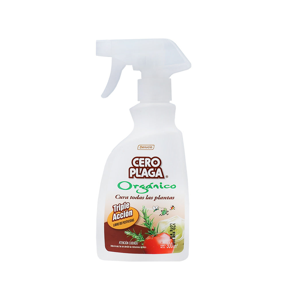 INSECTICIDA ORGÁNICO SPRAY 300 CC CERO PLAGA