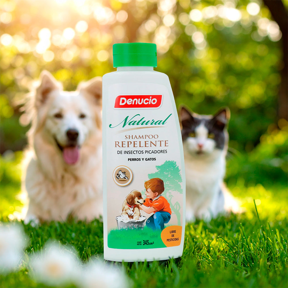 SHAMPOO REPELENTE NATURAL 345 CC DENUCIO