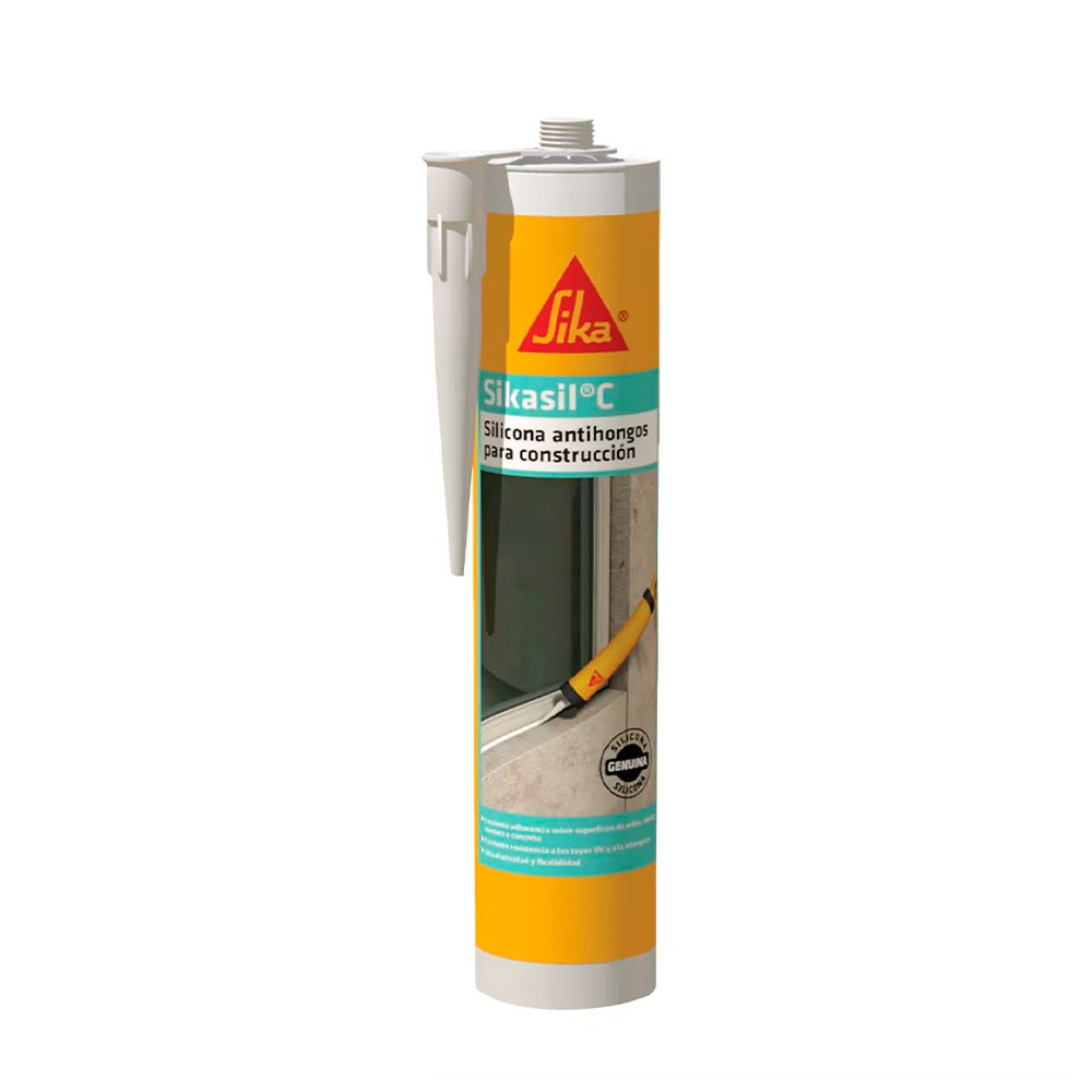 SILICONA SIKASIL C BLANCO 280CC NEUTRA