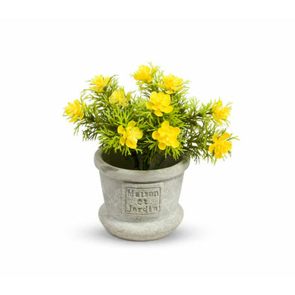 ADORNO CON FLOR AMARILLA FY3161A