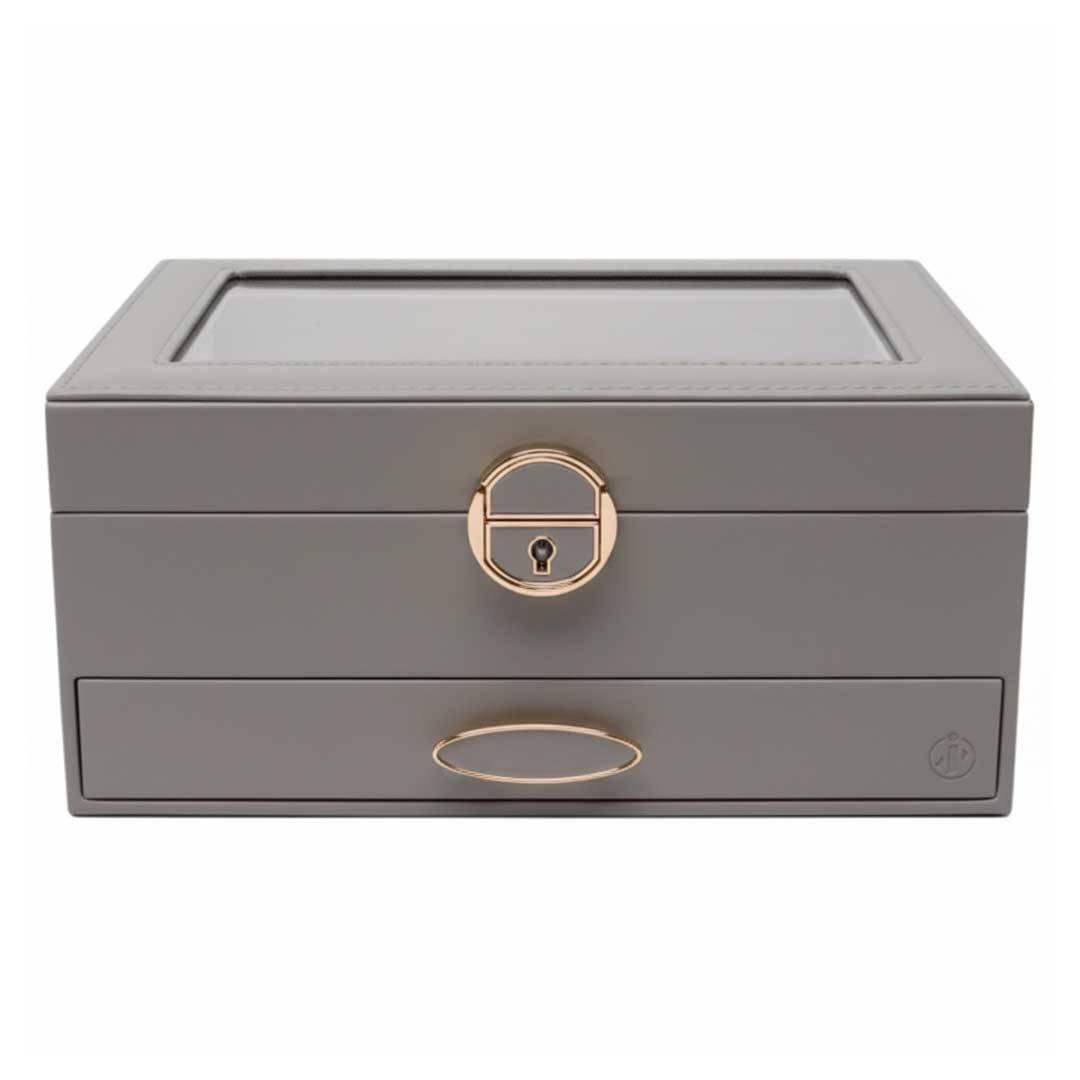 JOYERO SIMIL CUERO C/VISOR COLORES VARIOS JNQA300