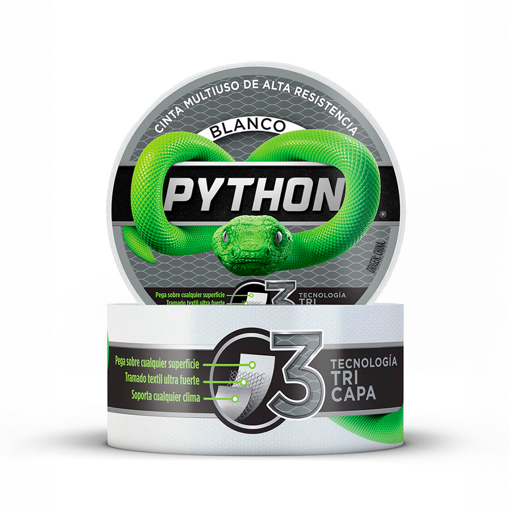 CINTA MULTIUSO ALTA RESISTENCIA PYTHON BLANCO