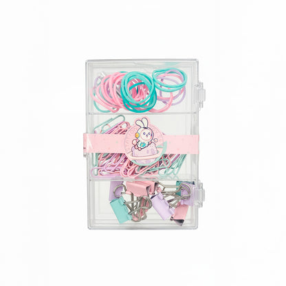 CAJA C/CLIPS-PINZAS Y BANDAS ELASTICAS YSGJ-5