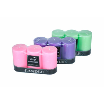 VELA 10CM X3 COLORES VARIOS YZ60100-3