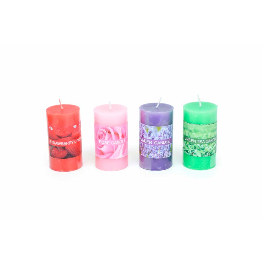 VELA 4X7.5CM COLORES VARIOS YZ010
