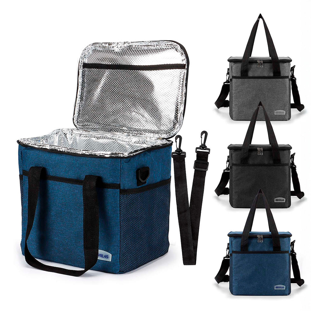 BOLSO P/LONCHERA EN TELA C/CIERRE A092-B024