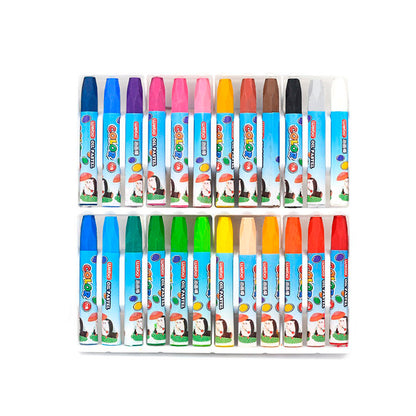 PASTELES AL OLEO COLORES WEIBO X24UNID YL-70685