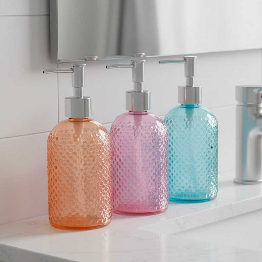 DISPENSADOR DE JABON TRANSPARENTE GM-RB386