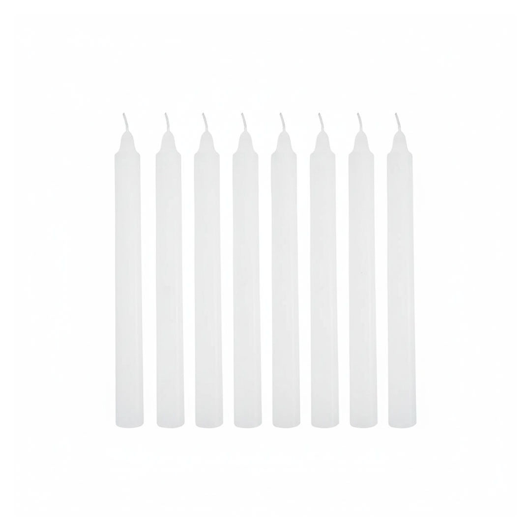 CAJA VELAS LARGAS 8 UNID COLORES VARIOS GM-R230
