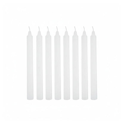 CAJA VELAS LARGAS 8 UNID COLORES VARIOS GM-R230