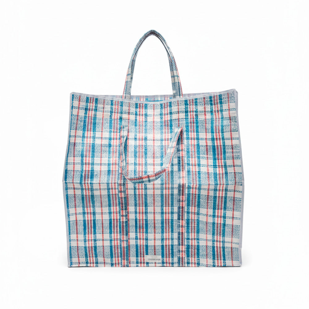 BOLSO A CUADROS 55X55CM P/MANDADOS GM-WQ103