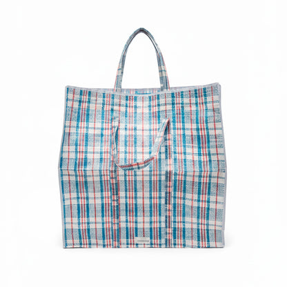 BOLSO A CUADROS 55X55CM P/MANDADOS GM-WQ103